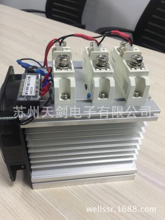 Well唯樂品牌400A工業級固態繼電器SSR，工業模組3相整機
