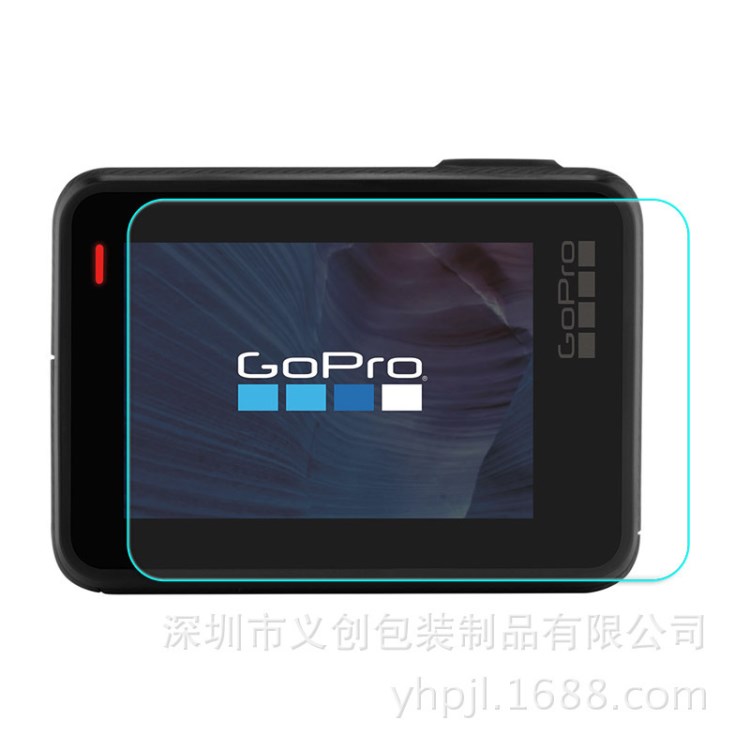 gopro5 hero5相機貼膜保護膜高清膜鏡頭LCD屏幕膜gopro鋼化玻璃膜