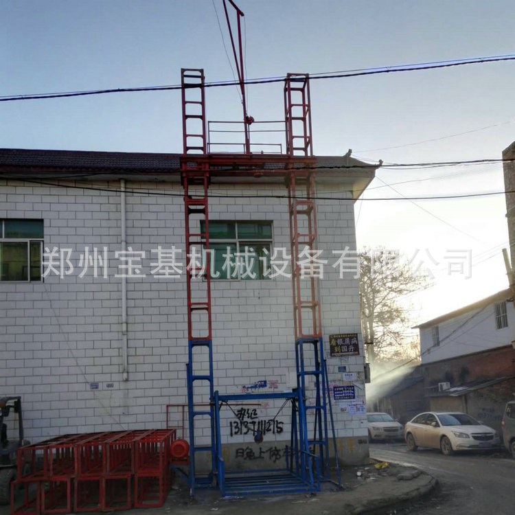 廠家直銷龍門架物料提升機(jī) 全自動SSE160建筑施工工地物料提升機(jī)