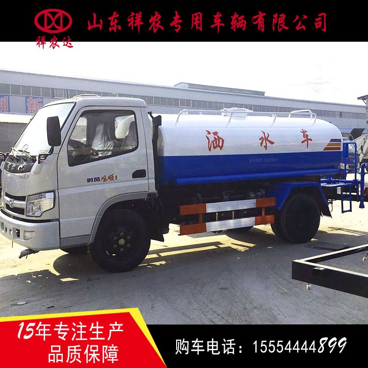 廠家直銷(xiāo)2-6方灑水車(chē) 福田小卡之星 多功能?chē)姙④?chē) 除塵預(yù)防污染