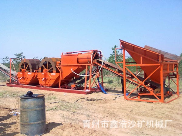 供應洗砂設備  洗沙設備 新型產品請找鑫浩砂礦