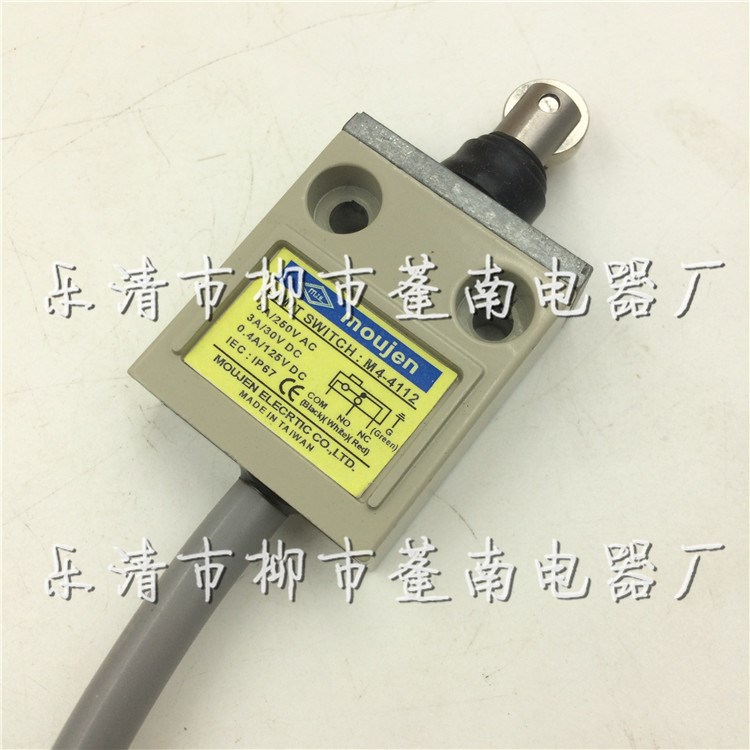 臺灣moujen茂仁M4-4112 防水行程開關 限位開關 4102 4104 4114