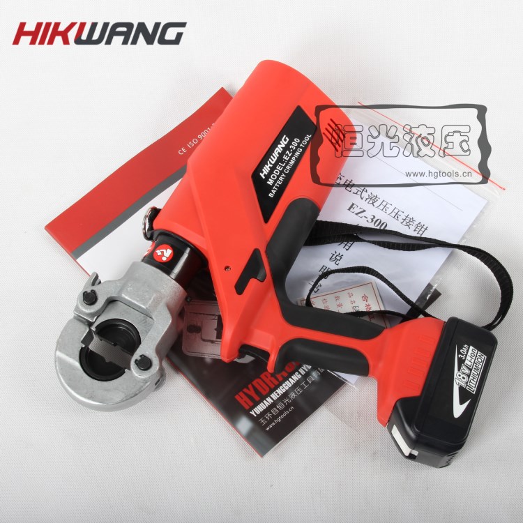 充電式壓管鉗 不銹鋼壓管ez-300 管道卡壓工具電動(dòng) 銅鋁套壓接