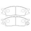 RIYUE AUTO PARTS 尼桑NISSAN/Brake Pads剎車片/4106M4MX02
