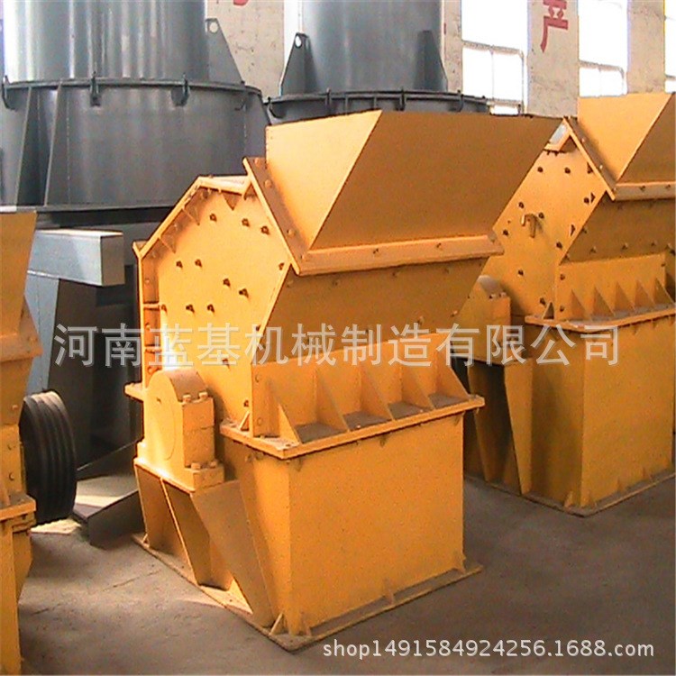 藍基直銷建筑垃圾細碎反擊破 新型硬巖石反擊制砂機 節能環保