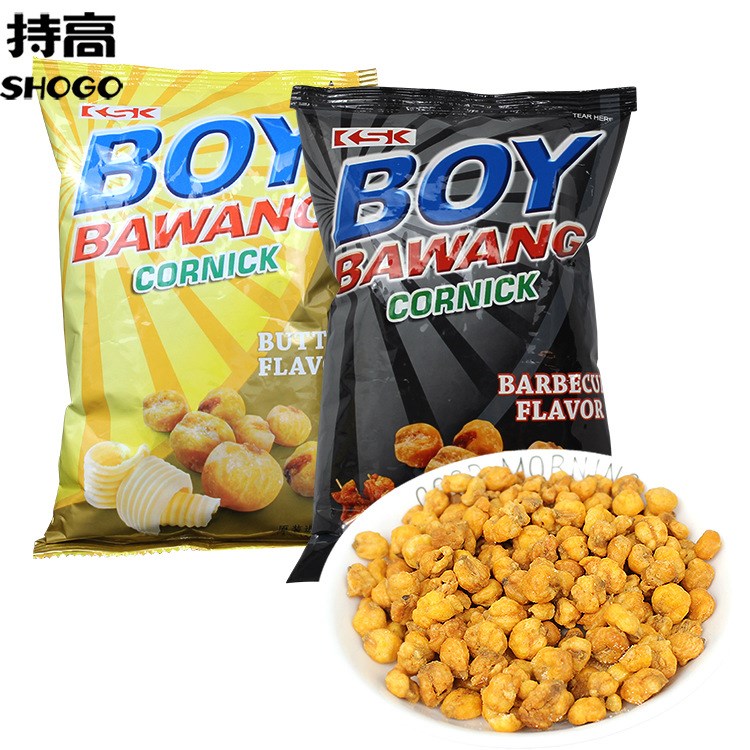 菲律宾 BOY 可思可玉米粒50g 黄油味/烧烤味 膨化小吃零食品