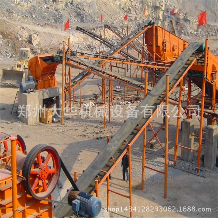 小型建筑垃圾破碎机 鹅卵石制砂机 花岗岩碎石生产线 一整套设备