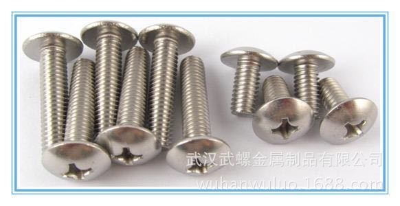 不銹鋼304HC大扁頭十字機牙螺絲(TM)