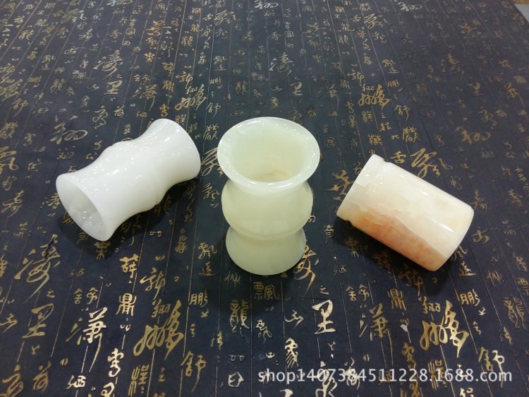 筆筒圓形插筆桌面文具簡(jiǎn)約學(xué)生阿富汗玉石工藝品擺件多功能創(chuàng)意