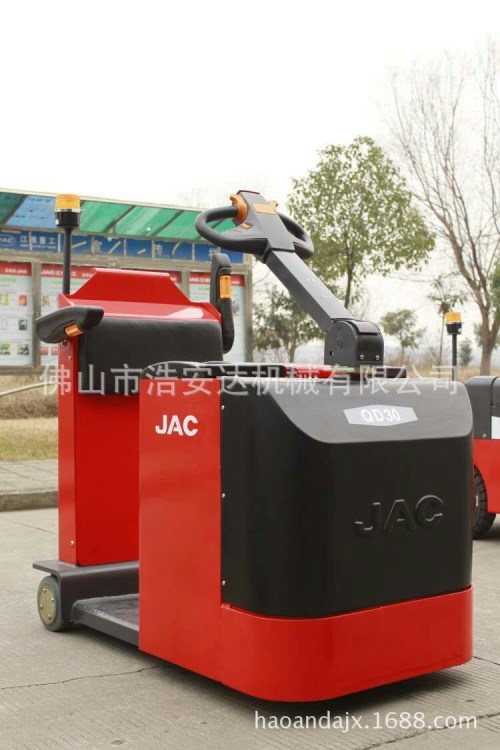 倉庫自動牽引拉車座架式全電動牽引拖車江淮拖車頭工廠碼頭拉貨車