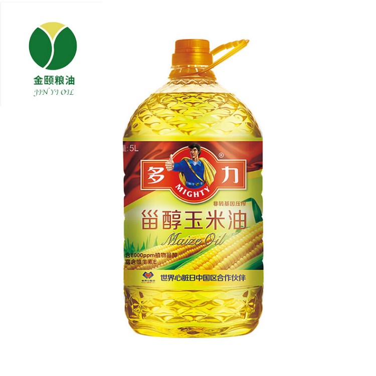 多力玉米油 5L 家用食用油玉米油 物理壓榨食用油 批發(fā)