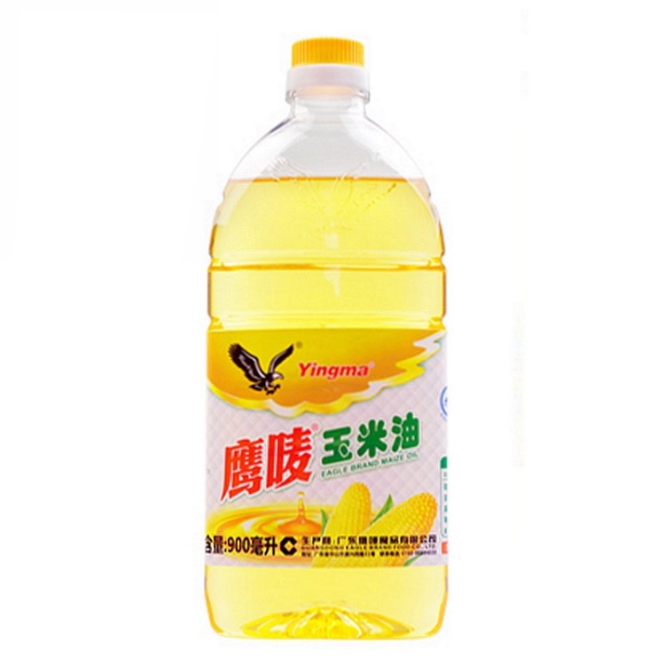 廠家直銷 中山鷹嘜玉米油900ml小瓶壓榨烘培餐飲 食用油批發(fā)