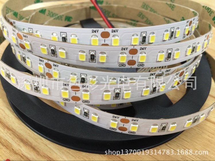 廠家供應高品質LED 2835 軟燈條 120燈/米 10MM寬 RA＞80 24v