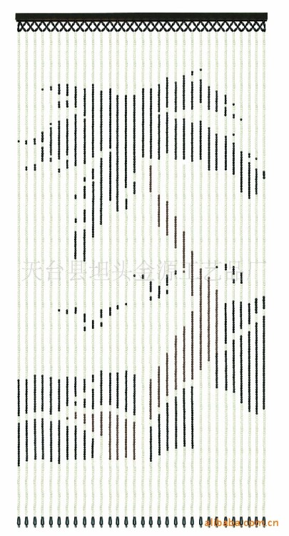 風(fēng)水實(shí)木珠簾簡波形木質(zhì)軌道實(shí)木珠簾臥室隔斷門簾