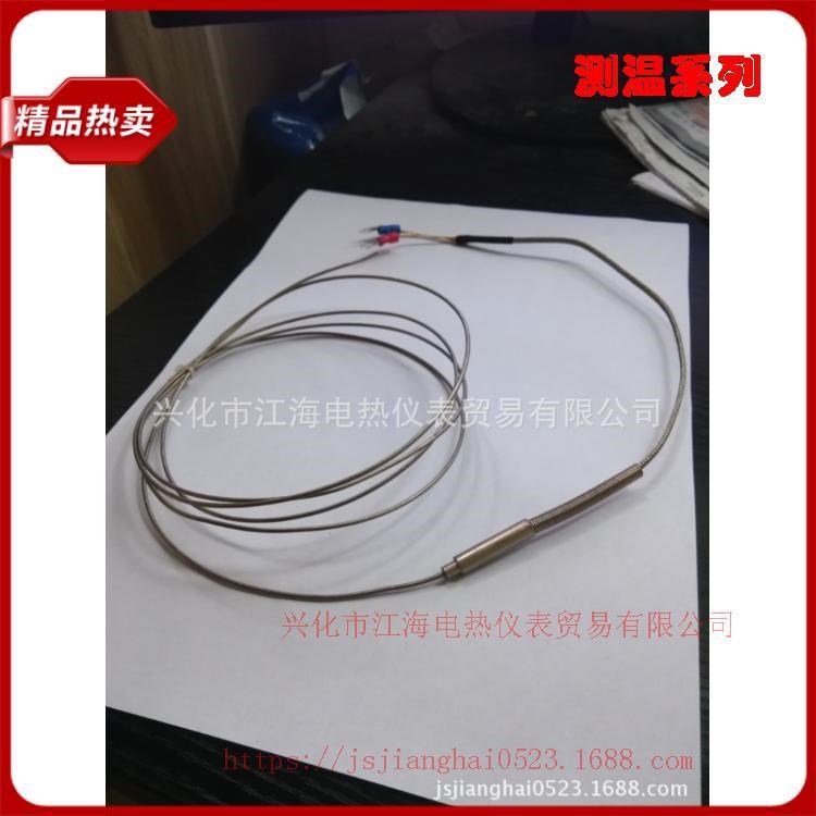 K型鎧裝熱電偶WRNK-291 K型熱電偶 測(cè)溫探頭 鎧裝絲可彎曲批發(fā)