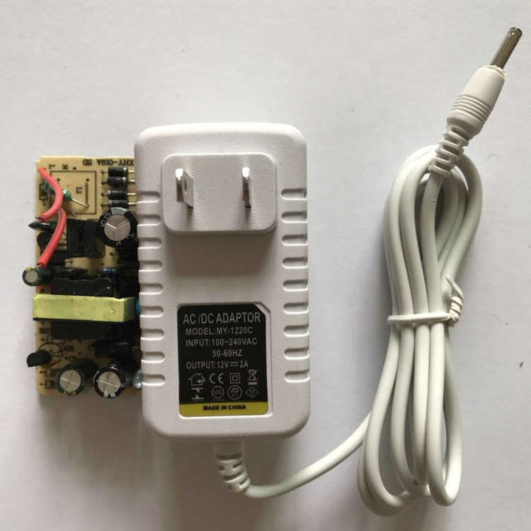 12v2a電源適配器 12v2A按摩器燈帶監控攝像頭開關電源適配器美規