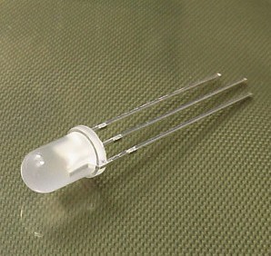 F3MM紅綠雙色共陰 霧狀黃綠 磨砂散光LED發(fā)光二極管燈珠三腳
