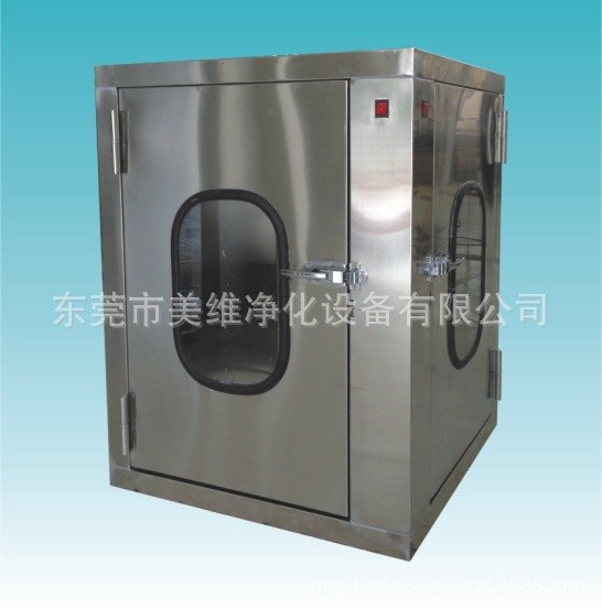 美維凈化供應機械互鎖傳遞窗 不銹鋼傳遞窗 電子互鎖風淋傳遞窗