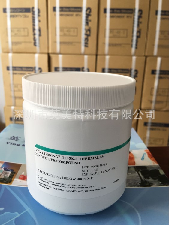 道康宁导热膏 散热膏 TC5021 原装 销售 质量1KG/罐