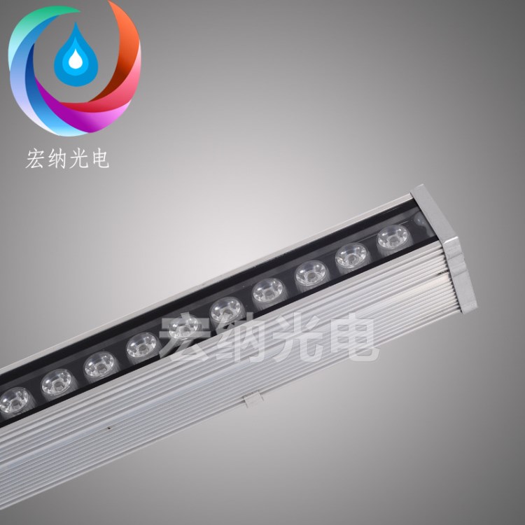 led洗墻燈線型投光燈線條燈18W24W36W戶外樓體橋梁防水投射燈線性