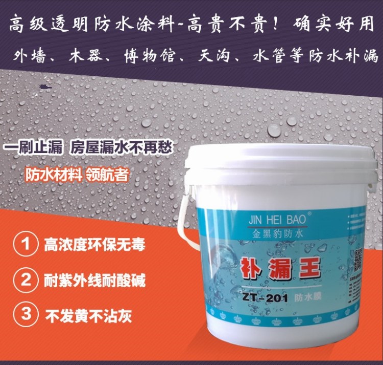 外墻透明防水膠墻面透明防水材料墻面漏水防水涂料滲水補漏膠青龍