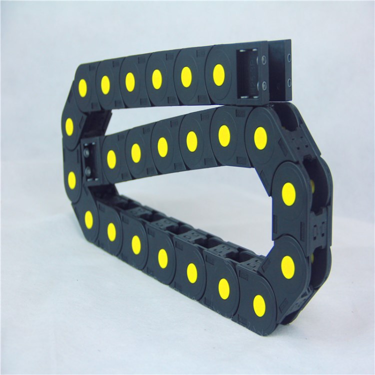 批發55*60機床穿線拖鏈，安裝方便，長度可以自由組裝拖鏈