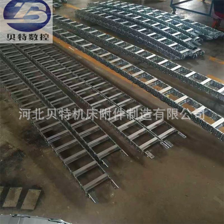 鋼制拖鏈 廠家生產(chǎn)鋼鋁拖鏈，穿線鋼制拖鏈