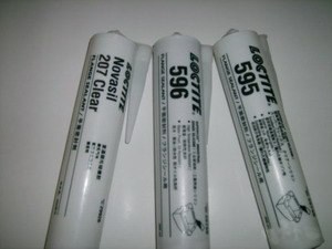 樂(lè)泰 596超高溫硅酮密封劑 脫醋酸固化 紅色  平面密封膠