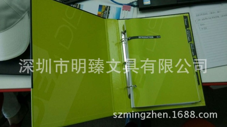 深圳工厂  定制4孔O型文件夹 a4纸板文件夹定做文件夹