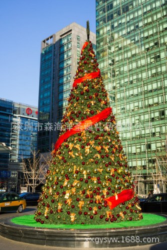 出口歐美品質 設計師推薦款 大型戶外圣誕樹  大型10米圣誕樹