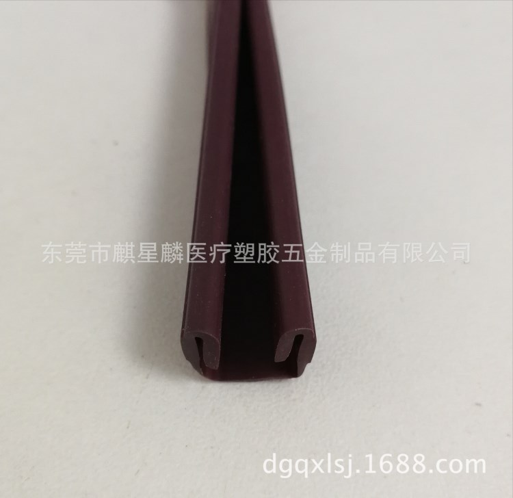 订制高端PVC U型管材，磨砂管，TPU黑色异型材，可按样品生产