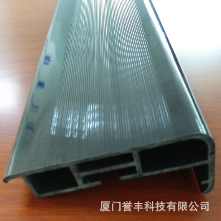 生產PVC擠出型材跑步機邊條 PVC塑料異型材精密擠出加工