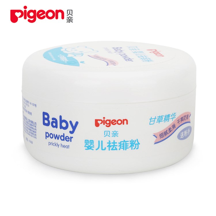 Pigeon/貝親盒裝嬰兒怯痱粉120g HA09