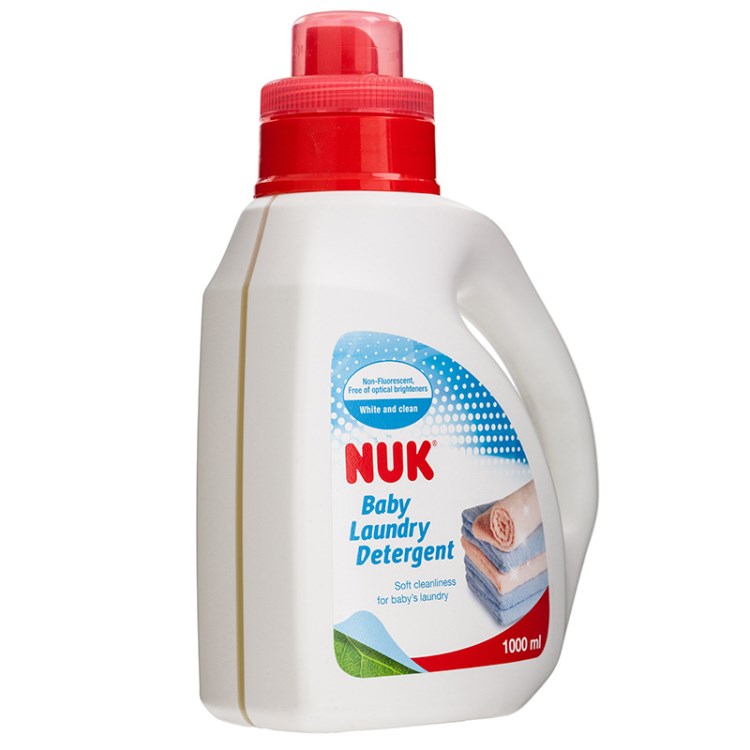 NUK嬰兒洗衣液 寶寶專用洗衣液兒衣物清洗液洗滌劑1000ml