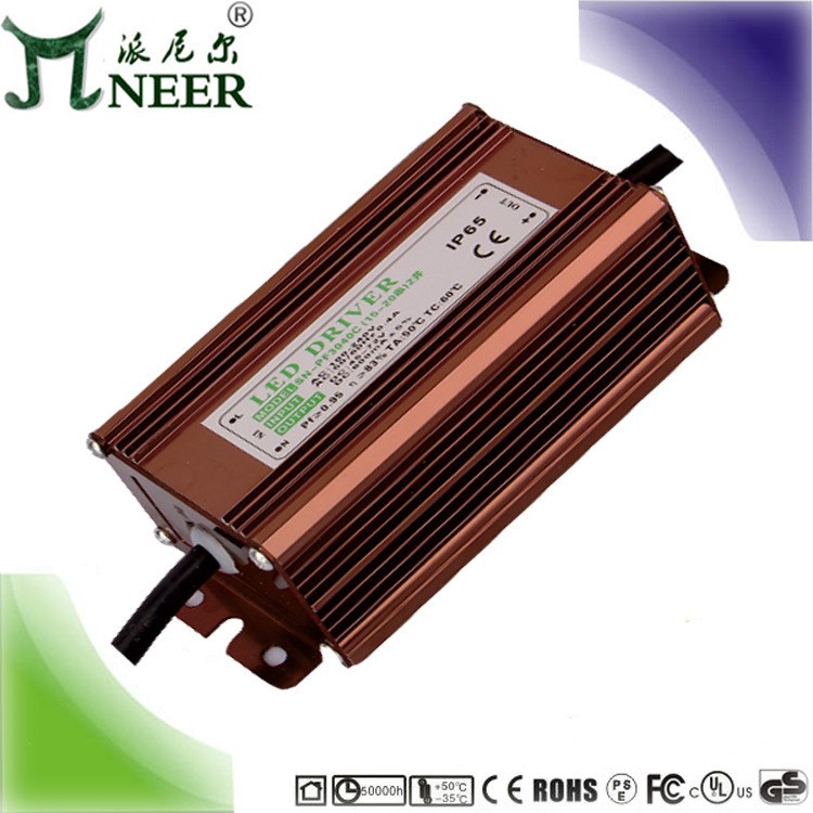 質(zhì)保2年 12-24V輸入 70W 投光燈電源 低壓路燈電源 led驅(qū)動(dòng)電源