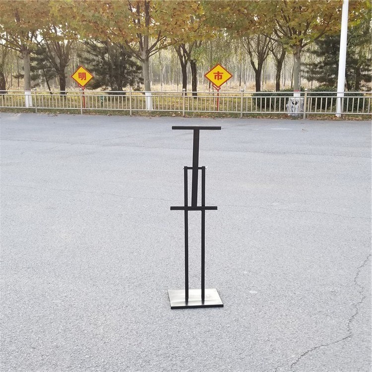 廠家直銷升降雙面三角掛畫架鐵質海報架三腳展示架KT板支架批發