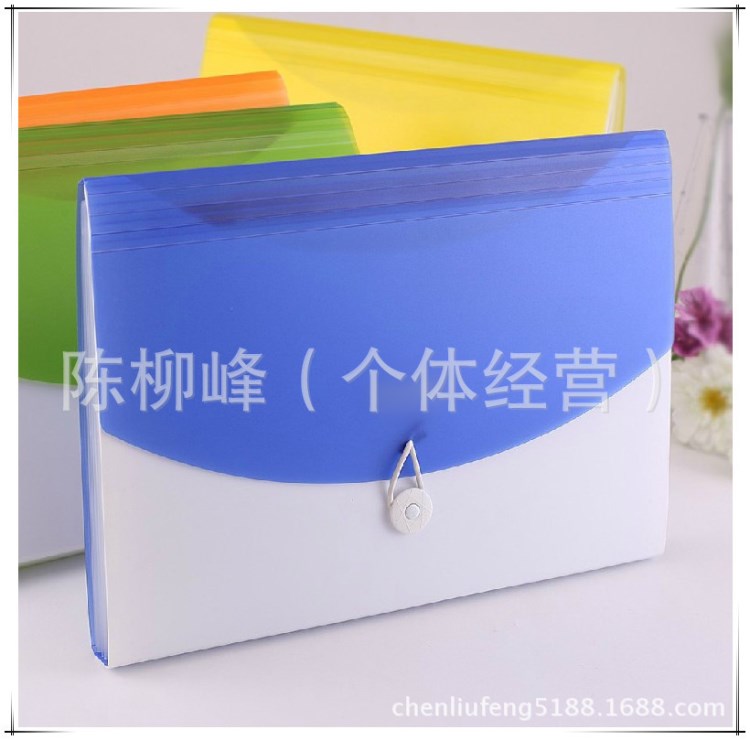 工廠批發(fā)多款彩色 手提風(fēng)琴包 多頁(yè)文件夾可來(lái)樣訂制印廣告LOGO