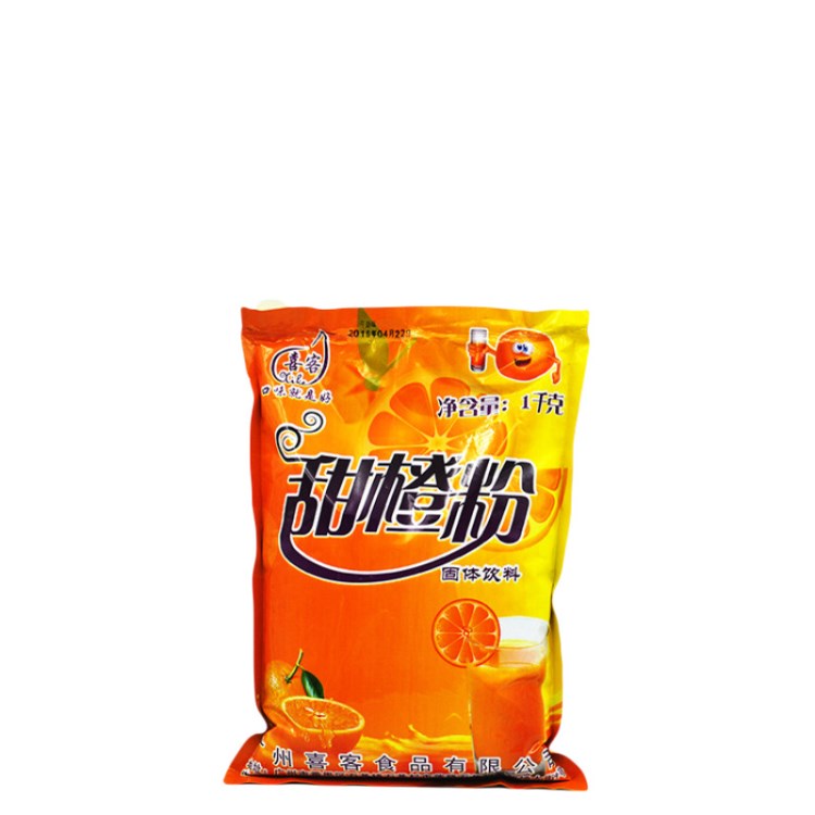 橙汁粉速溶 1KG速溶袋裝果粉飲料機奶茶店專用橙汁粉喜客食品定制