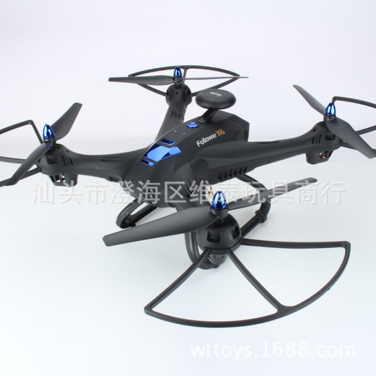新款X183 雙GPS四軸飛行器大型跟隨航拍無人機遙控飛機航模外貿(mào)