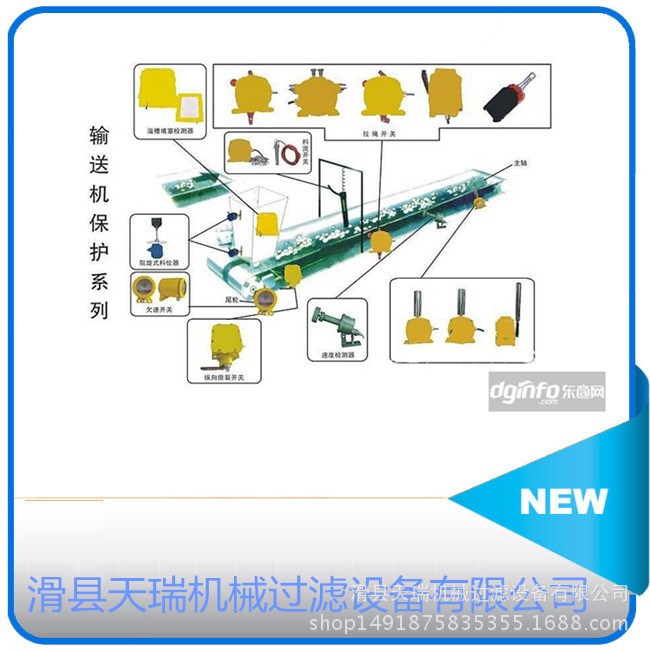 拉繩開(kāi)關(guān) 跑偏開(kāi)關(guān) 縱向撕裂開(kāi)關(guān) 防堵料開(kāi)關(guān) 料位計(jì) 聲光報(bào)警器