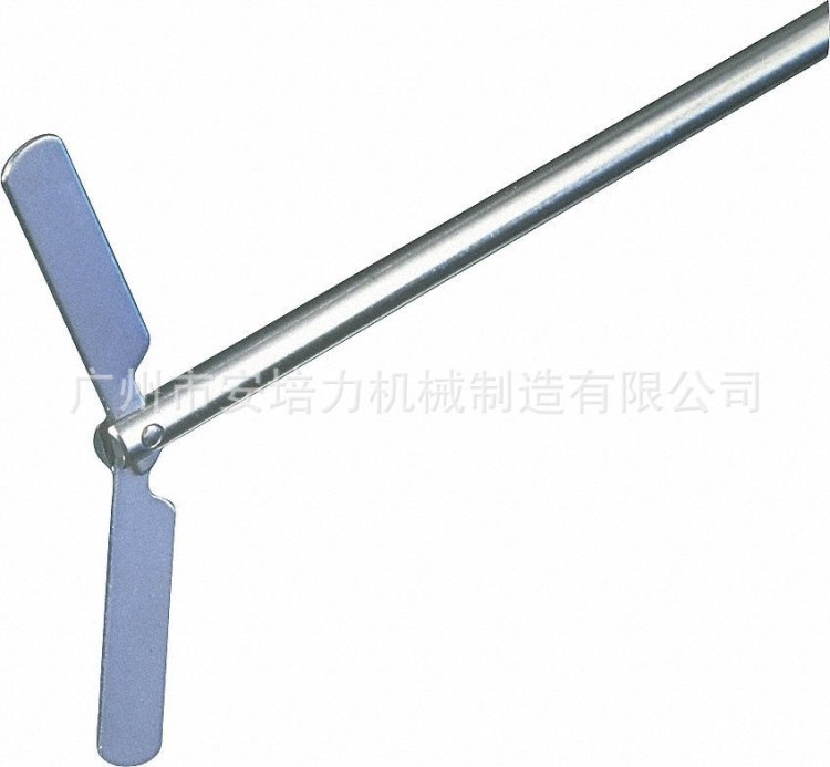 非標定制不銹鋼攪拌槳葉/實驗室活動二葉式可以配置小口瓶內使用