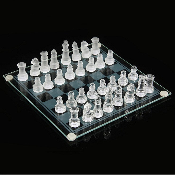 水晶国际象棋 水晶象棋定制批发象棋爱好者礼品水晶工艺品1