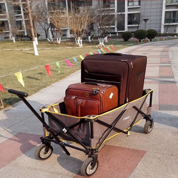 廠家直銷輕便折疊嬰兒車 頂篷布兜折疊車 戶外野營(yíng)折疊車 購(gòu)物車