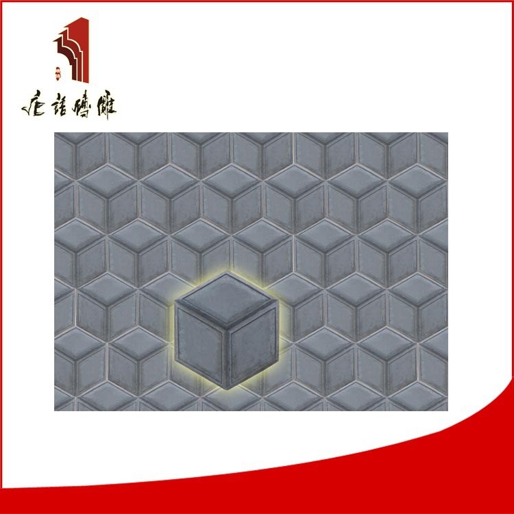 磚雕 唐語磚雕品牌仿古裝修墻磚仿古地磚青磚色龜背紋 |TY-QD031