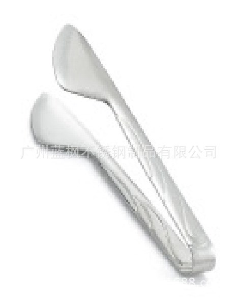 不銹鋼精拋食品夾 面包夾 燒烤包子夾 蛋糕夾