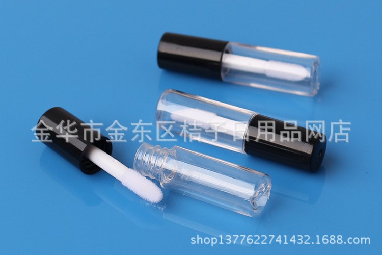 1.2ML小唇彩管唇油管迷裝小瓶分裝管黑蓋lip gloss container