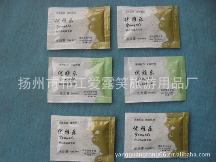 揚州生產廠家優雅樂6小件袋裝 桶裝洗發水沐浴液