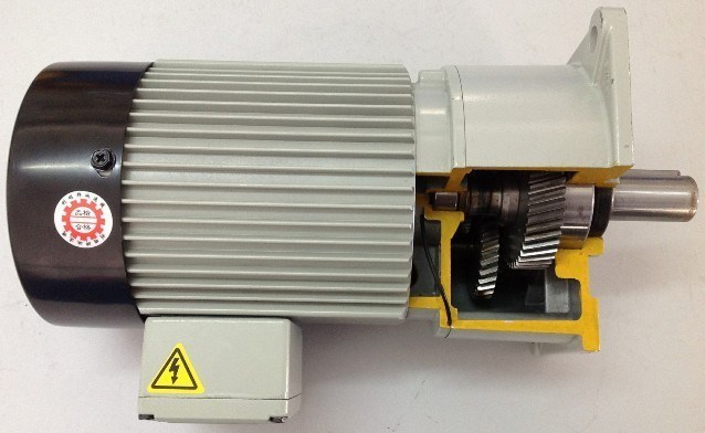 供應(yīng)臺灣利明齒輪減速電機 單相馬達 臥式/立式750W 220V單相剎車