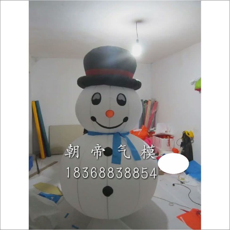 充氣圣誕雪人 圣誕老人卡通氣模定做 充氣節(jié)日派對卡通定做