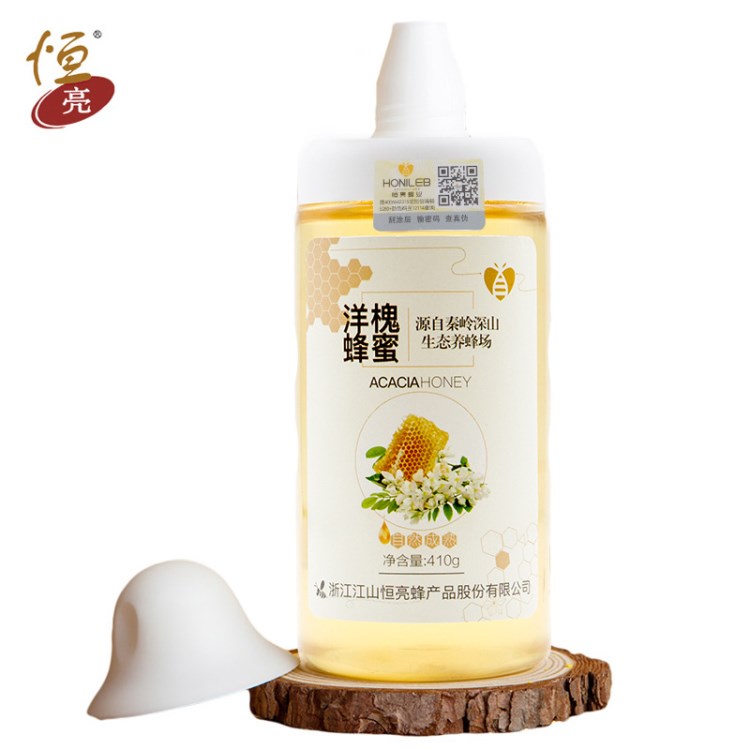 延安天然成熟洋槐蜂蜜 410g自產(chǎn)土蜂蜜陜西特產(chǎn)原生態(tài)野生槐花蜜